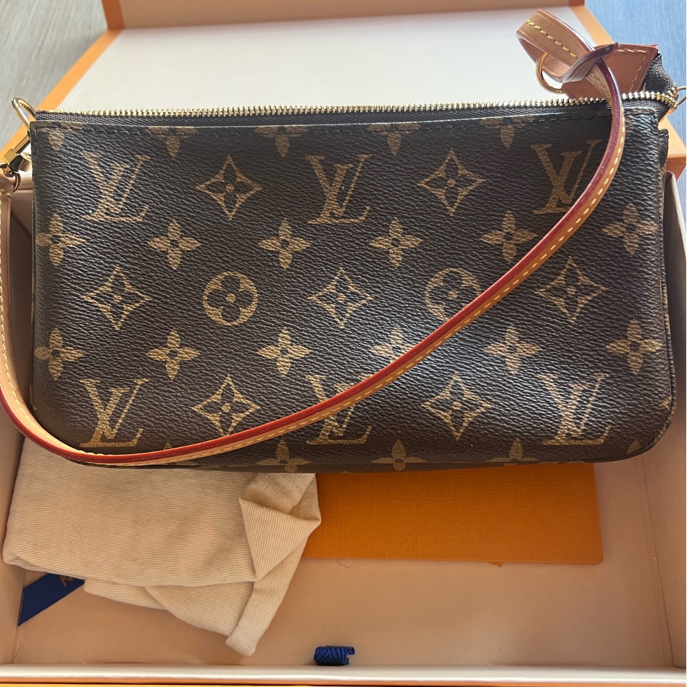 Louis Vuitton Pochette Accessoires Monogram Brown and Tan Bag